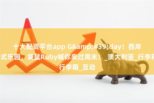 十大配资平台app G'day！西岸惊现澳式乐园，袋鼠Ruby喊你来过周末！_澳大利亚_行李箱_互动